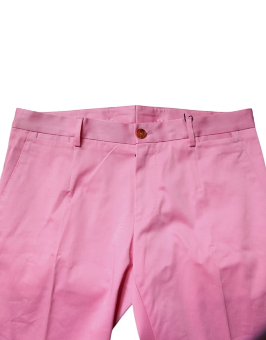 Slanke Pasvorm Roze Broek - Image 5