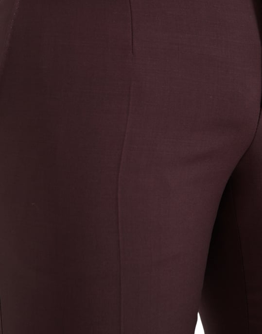 Classicfit Burgundy Trousers - Image 4