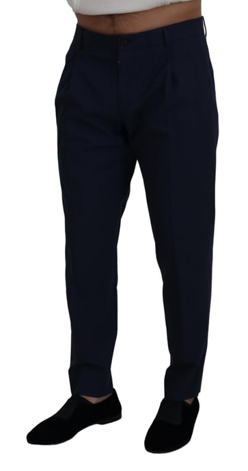 Klassiek Pasvorm Geplooide Broek - Image 3