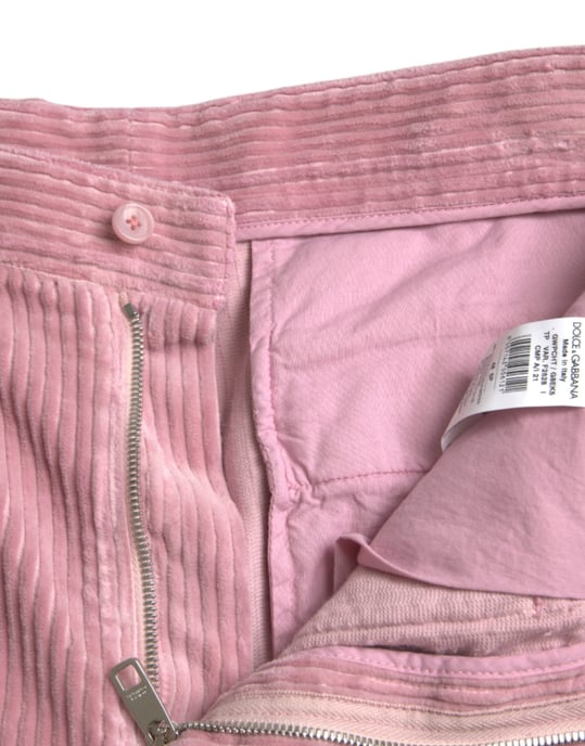 Corduroy Cargo Pants Pink - Image 5