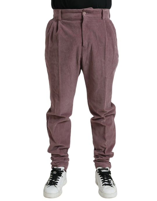 Corduroy Trousers Pleated Style - Image 1
