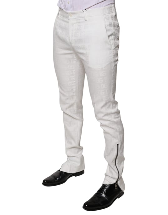 Trousers Slim Fit White Logo - Image 3