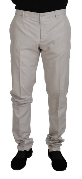 Trousers Solid Light Grey - Image 1