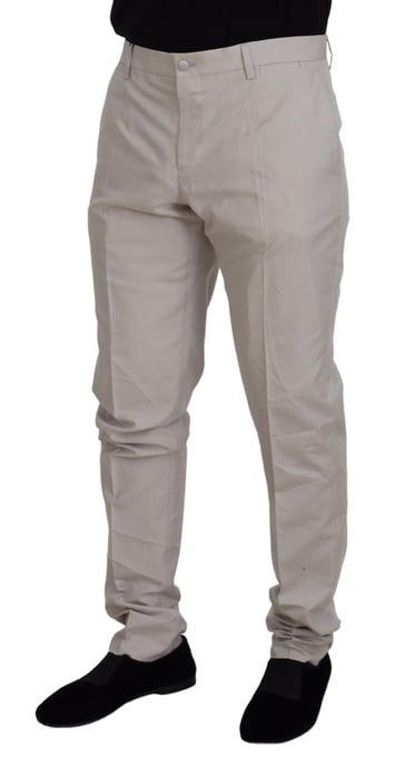 Trousers Solid Light Grey - Image 2