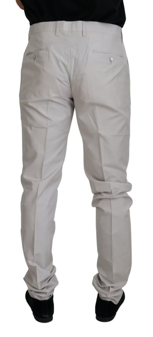 Trousers Solid Light Grey - Image 3