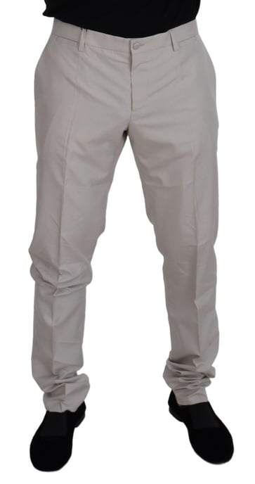 Trousers Solid Light Grey - Image 4