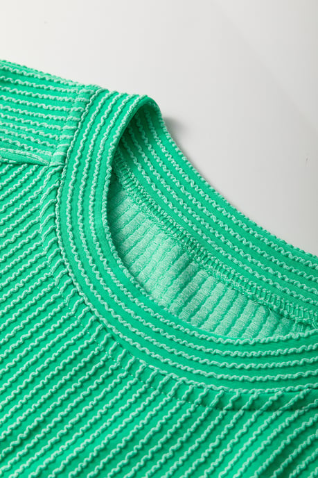Ribbad Stickad Byxdress med Vida Ben - Image 6