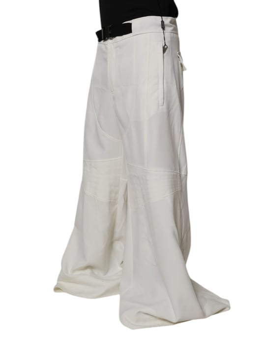 Wide Leg Cotton Pants - Image 3