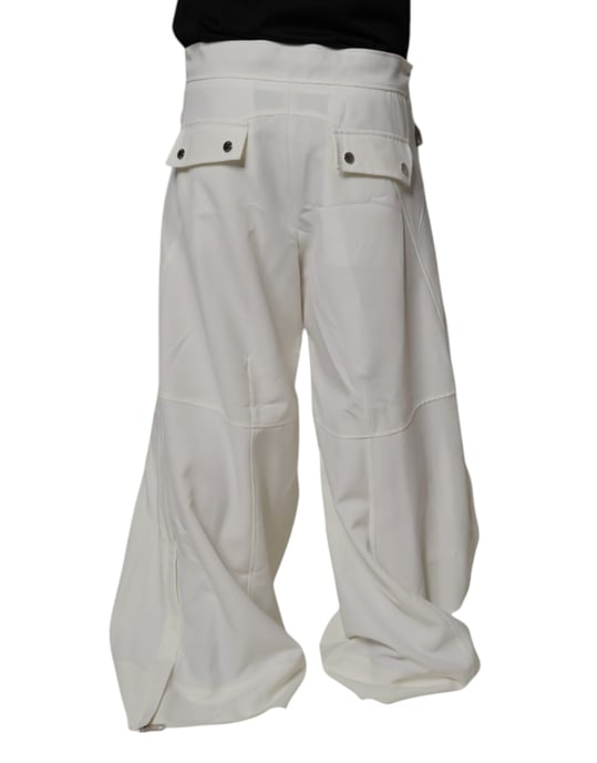 Wide Leg Cotton Pants - Image 4