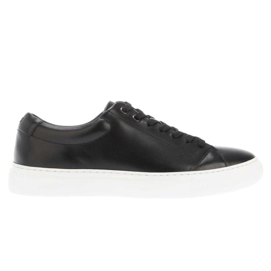 Boss Heren Enlight Leren Trainers (Zwart) - Image 3