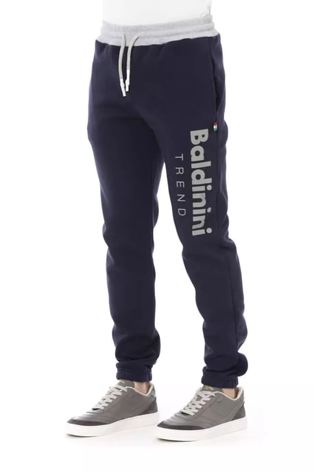 Logotryck Sweatpants Marinblå - Image 2