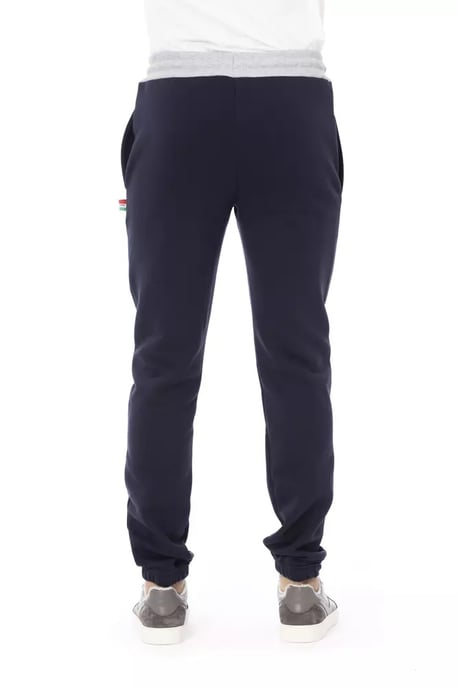 Logotryck Sweatpants Marinblå - Image 3