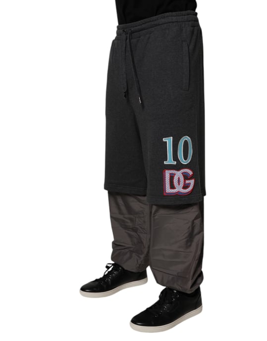Gelaagde Sweatpants Met Geborduurd Logo - Image 3
