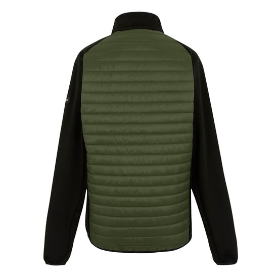 Regatta Clumber Hybrid Jacket för herrar (Olive Night/Svart) - Image 2