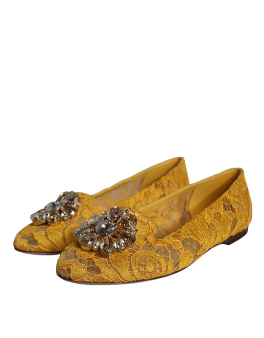 Lace Ballerinas Yellow - Image 3