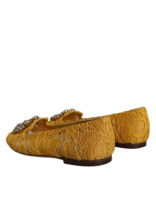 Lace Ballerinas Yellow - Image 5