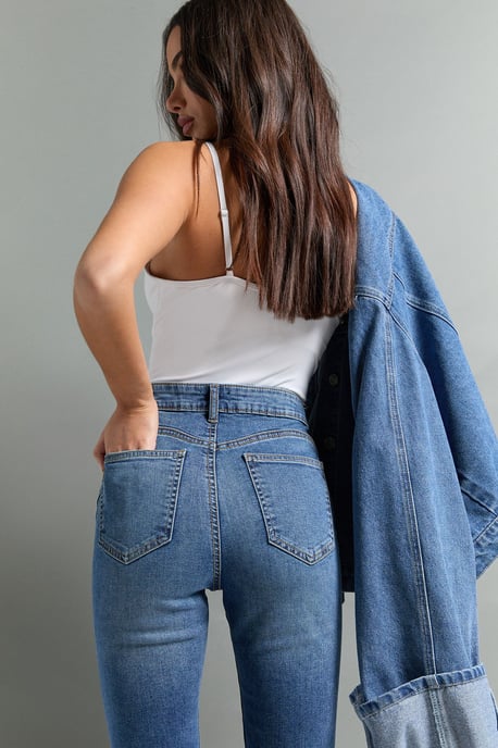 Petite High Waist Booty Lifting Skinny Jean - Image 4