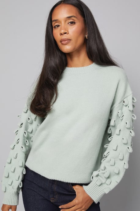 Loop Sleeve Jumper - Image 5