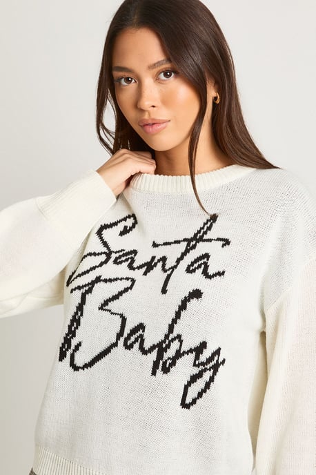 Santa Baby Christmas Jumper - Image 4