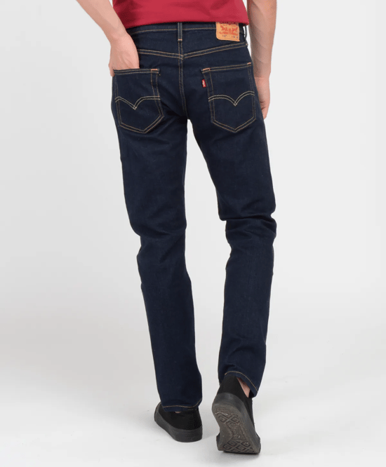 Levis 512 Slim Tapered Jeans In Dark Hollow Blue - Image 3