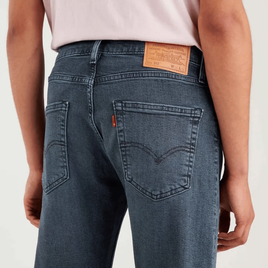 Levis 512 Slim Tapered Richmond Blue Black Jeans - Image 3