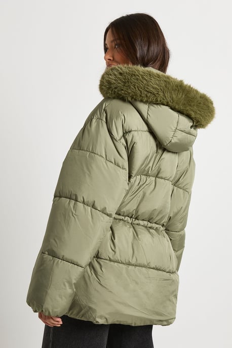 Faux Fur Trim Parka - Image 2