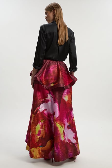 Lily Macrae - Textured Ruffle Detail Prom Skirt - Image 6