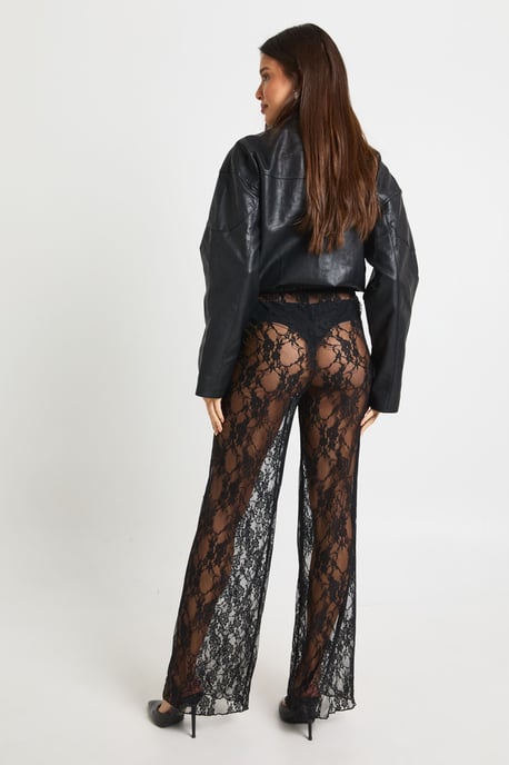 Lace Straight Leg Trouser - Image 2