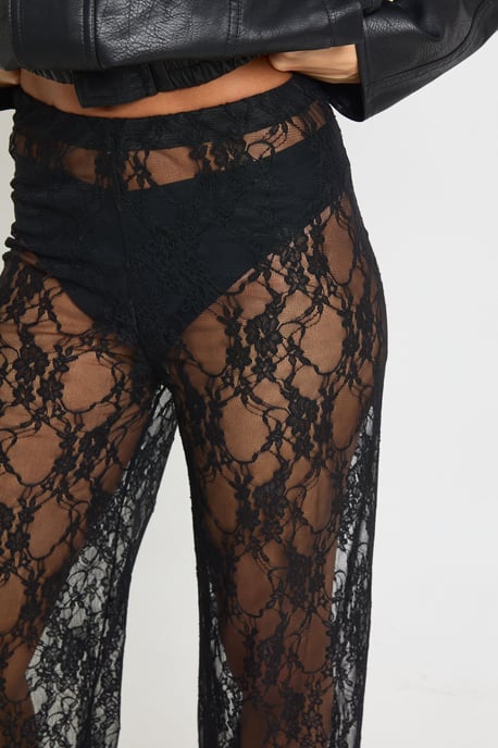 Lace Straight Leg Trouser - Image 4