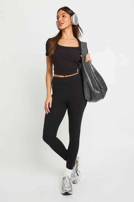 Basic High Waist Legging - Image 1