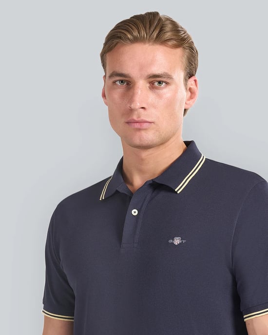 433 Polo in Dark Blue - Image 4
