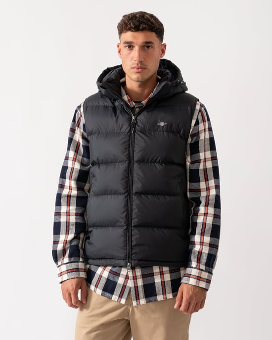Active Cloud Puffer Vest in Black - Image 1