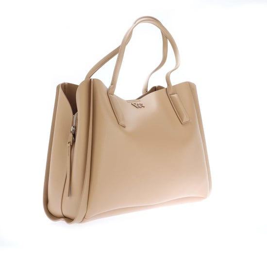 DKNY Josie Polyurethane Tote Bag (Brown) - Image 4