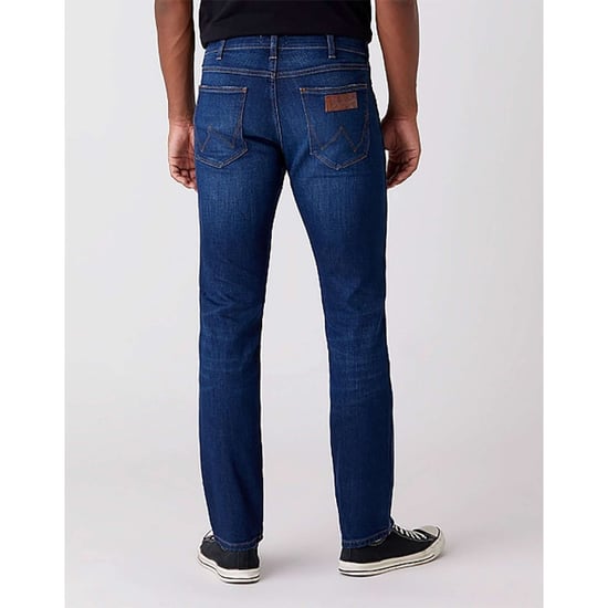 Wrangler Greensboro medium blue used stretch jeans - Image 4