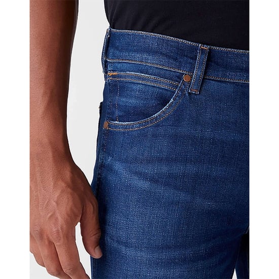 Wrangler Greensboro medium blue used stretch jeans - Image 5