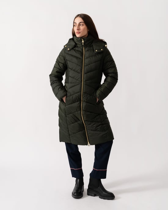 Pembury Coat in Dark Green - Image 1
