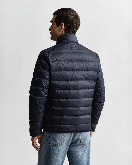 Light Down Padded Jacket in Dark Blue - Image 4