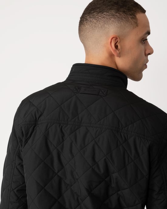 Black Windcheater Jacket in Black - Image 3