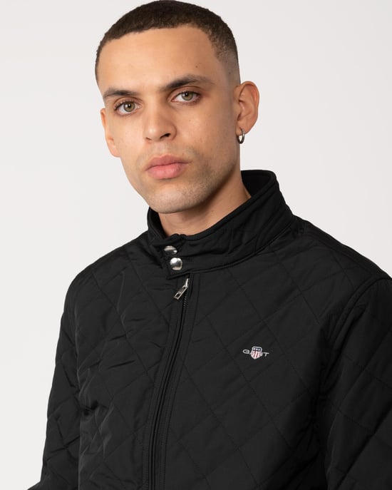 Black Windcheater Jacket in Black - Image 4