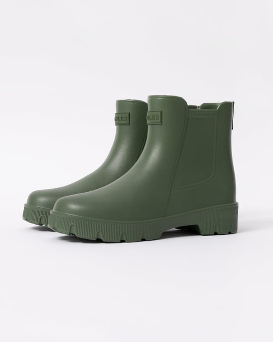 Raindance Short Wellies in Dark Green - Image 1