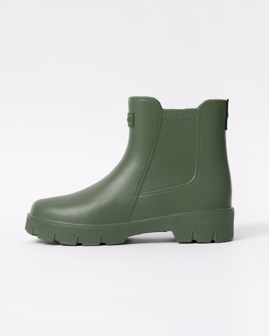 Raindance Short Wellies in Dark Green - Image 2