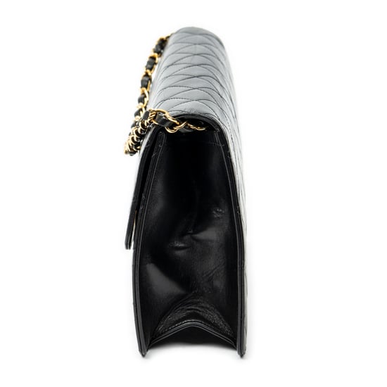 Vintage Push Lock Straight Flap Schoudertas - Image 3