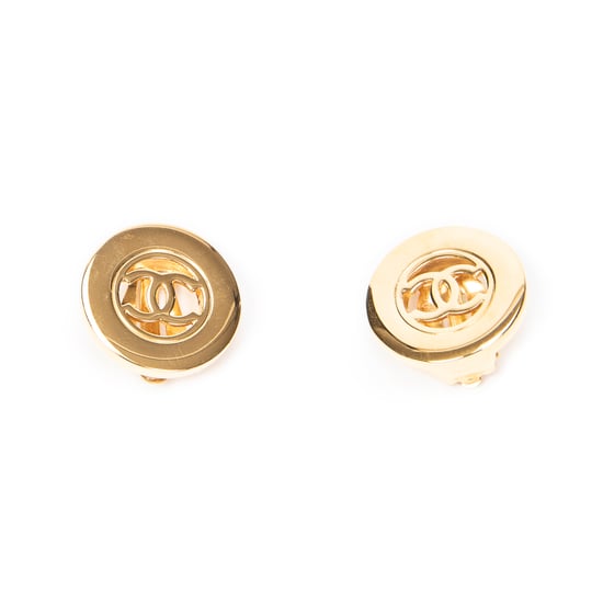 CC Round Clip On Earrings Earrings - Image 1
