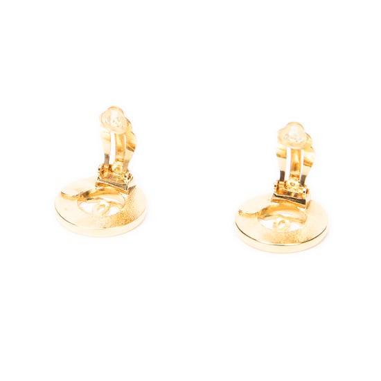 CC Round Clip On Earrings Earrings - Image 4