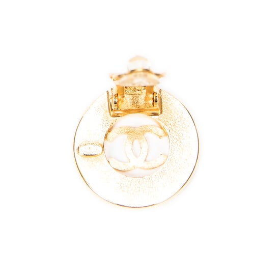 CC Round Clip On Earrings Earrings - Image 5