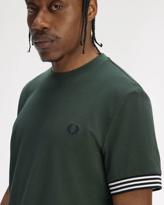 T-Shirt in Dark Green - Image 3