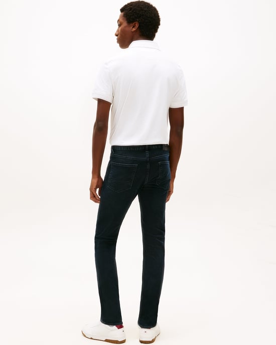 Core Denton Straight Leg Jeans in Dark Blue - Image 2