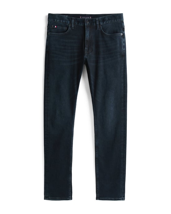 Core Denton Straight Leg Jeans in Dark Blue - Image 3