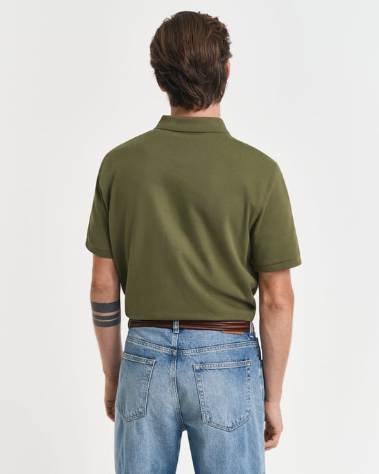 Regular Fit Polo in Dark Green - Image 2