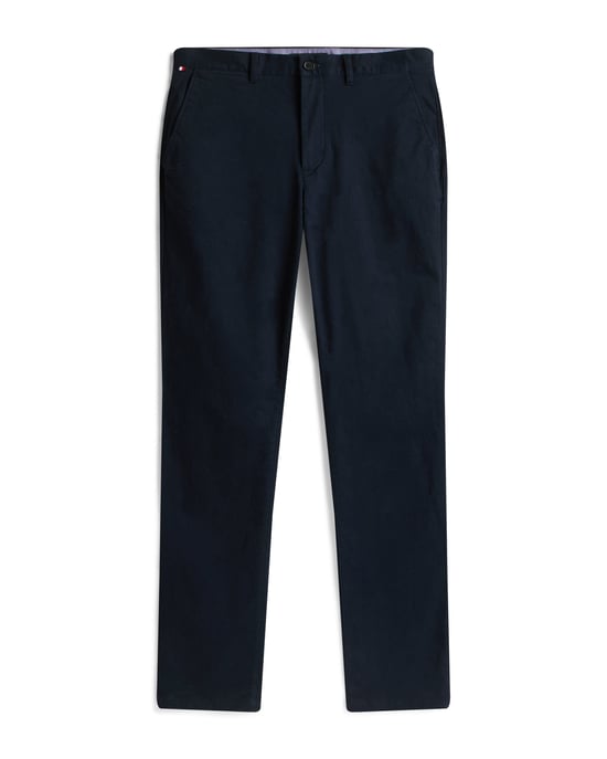 Denton Straight Chinos in Dark Blue - Image 2
